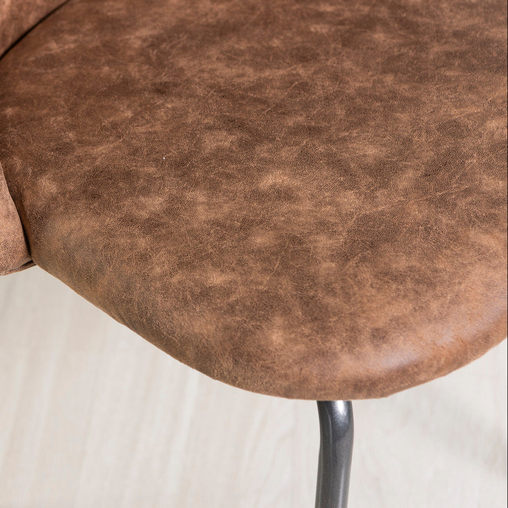 SARA LEATHER-LOOK CHAIRS