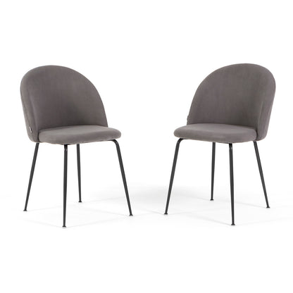 SARA RIBBED VELVET CHAIRS
