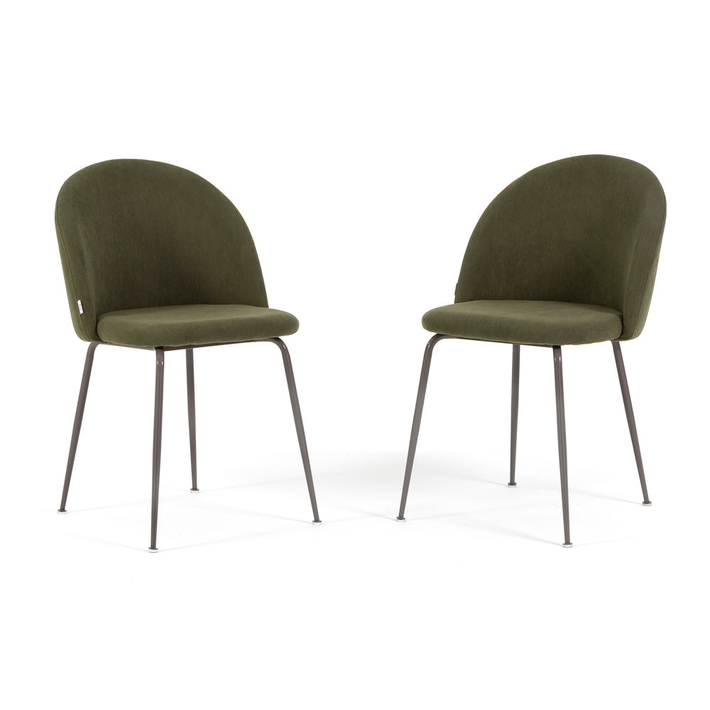 SARA RIBBED VELVET CHAIRS