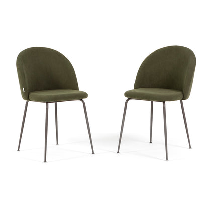 SARA RIBBED VELVET CHAIRS