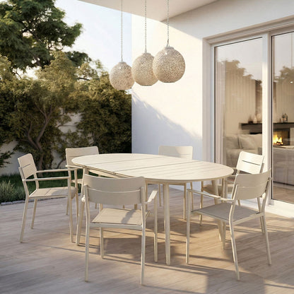 ROBERTO + 6 NORA DINING SET